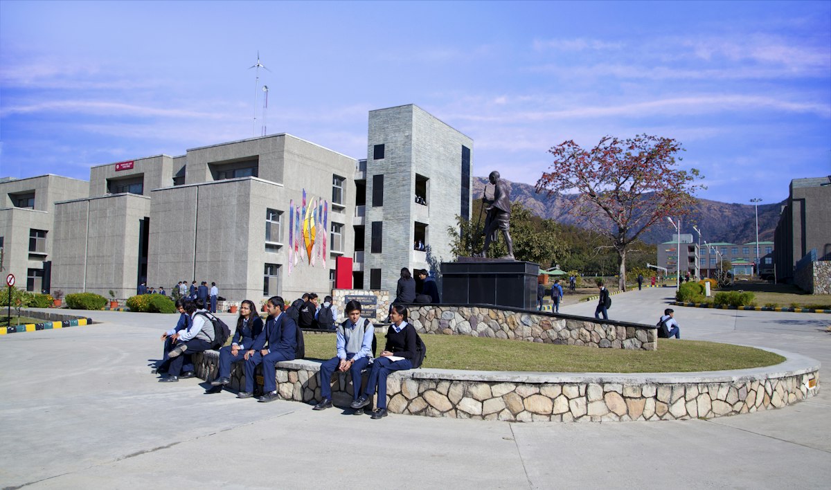 Students on a recognized university campus